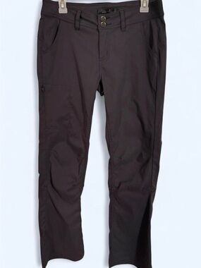 prAna Utility Hiking Pants Women’s 6 | Gorpcore Roll Tab Outdoor Travel Pants